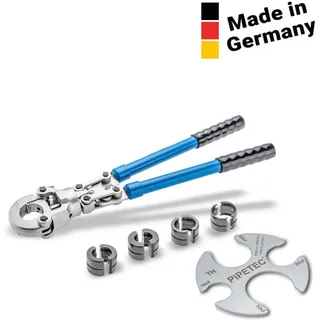 Pipetec Handpresszange TH-Profil inkl. Koffer TH-Profil und Einlagen 16-32mm