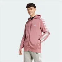 Adidas Essentials French Terry 3-Streifen Kapuzenjacke PINK XL