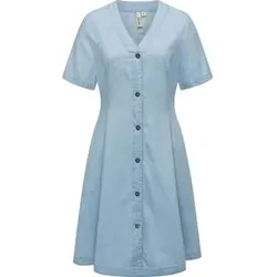 Ragwear  Kleider Sommerkleid Kveeda Denim  in Blau, EU M