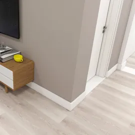 neu.haus [neu.haus] Sockelleisten Coevorden 32er Set 195x7 cm Weiß