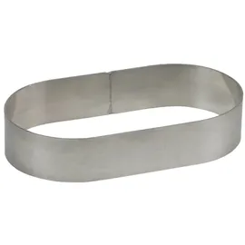 Schneider Tortenring oval Backring aus Reinaluminium für Quarkstollen, Materialstärke: 2/235