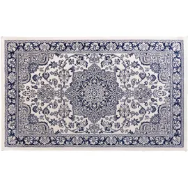 Douceur d'intérieur Cherine Teppich, rechteckig (68 x 110 cm), Blau, gewebte Viskose