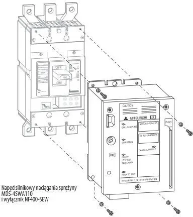 Mitsubishi Electric AC 100-110V für NF/DSN 800 MDS-8SWA110