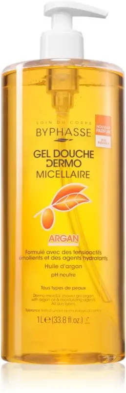 BYPHASSE Gel Douche Dermo Micellar Gel 1000 ml
