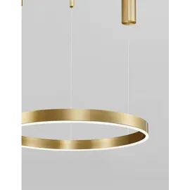Nova Luce Motif 1-flg. Ø 60 cm gold
