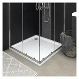 vidaXL Duschwanne Anti-Rutsch Quadratisch 80x80x4 cm ABS