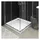 vidaXL Duschwanne Anti-Rutsch Weiß 80x80x4 cm ABS
