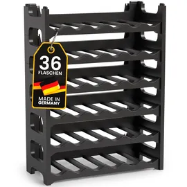 Alpfa ALPFA Weinregal Flaschenregal Regal für Flaschen anthrazit