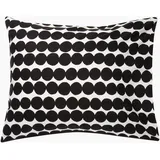 Marimekko Kissenbezug Räsymatto 80 x 80 cm Schwarz/Weiß