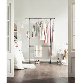 Songmics LLR401 Kleiderständer 101,0-166,0 x 113,0-180,0 grau