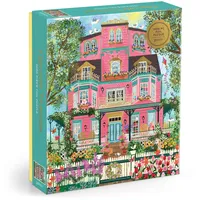 Galison Joy Laforme Capeside Victorian 1000 Piece Foil Puzzle
