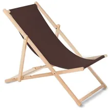 GreenBlue Gartenliege 183 x 60 x 90 cm Braun