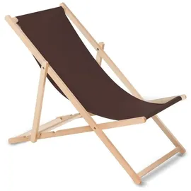 GreenBlue Gartenliege 183 x 60 x 90 cm Braun
