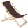 GreenBlue Gartenliege 183 x 60 x 90 cm Braun