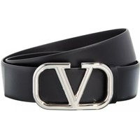 Valentino Garavani Gürtel - V Logo Belt - Gr. 90 - in Schwarz - für Damen