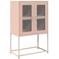 VidaXL Highboard Rosa 68x39x107 cm Stahl