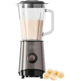 Black & Decker 1,5-Liter Standmixer mit 800 W Leistung grau/schwarz