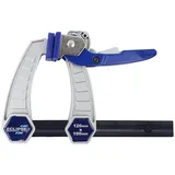 Eclipse Professional Tools ELC120-4 Schraubzwinge mit Schnelllöse-Hebel, 120 mm Backentiefe, 10 cm