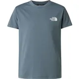 The North Face Box NSE Regular SS Tee - T-Shirt Granite Grey, 158