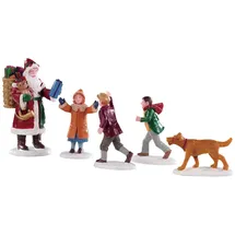 Lemax Papa Christmas ! 92745 Figur Weihnachtsdorf rot