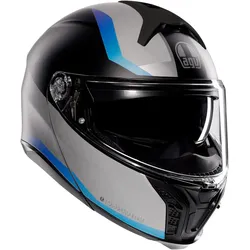 AGV Tourmodular Stray Klapphelm, schwarz-grau-blau, Größe 2XL für Männer
