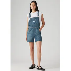 Levi's Levi's® Latzhose UTILITY SHORTALL Sommerhose im Five-Pocket Style blau S (36)