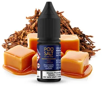 True Tobacco 10ml NicSalt Liquid by Pod Salt 10ml / 20mg