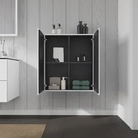 Duravit L-Cube Halbhochschrank 70 x 80 x 24,3 cm Nussbaum
