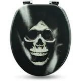 WC Sitz mit Absenkautomatik - Toilettendeckel Klobrille Toilettensitz Sanfino®