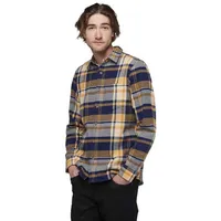 Black Diamond Project Flannel Langarmhemd - Indigo / Gold
