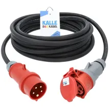 KALLE DAS KABEL CEE Verlängerung KALLE Red 16A 2,5mm2 Phasenwender