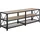 Tectake Chicago TV-Regal 141 x 41,5 x 50,5 cm Eiche/Naturfarben Holzwerkstoff