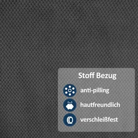 MCombo M MCombo Elektrisch 2 Sitzer Sofa mit Schlaffunktion, 2er Relaxsofa mit Taste 150° Verstellbar, Kinosessel mit Liegefunktion, Konsole & usb &