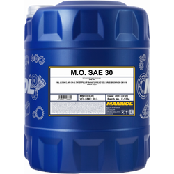 Mannol 3103 M.O. SAE 30 Single Grade Engine Oil Einbereichs Motoröl 20 Liter