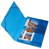 Herlitz Heftbox A4, Rückenbreite 4 cm, PP, transluzent blau