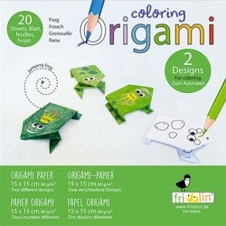 Fridolin Coloring-Origami Frösche