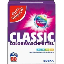 Gut&Günstig Colorwaschmittel Pulver 5,2 kg 80 WL