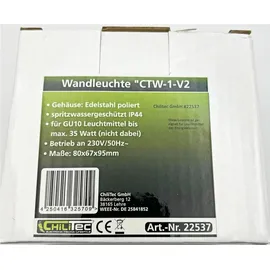 ChiliTec CTW-1 (22537) Edelstahl poliert