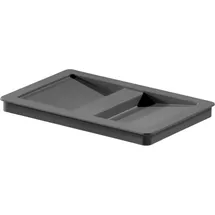 HAILO Einbaumülleimer 13 l Dunkelgrau