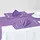 Homescapes Tischset lila im 2er-Set 33/50 cm, 100% Baumwolle,