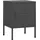 vidaXL Nachtschrank Anthrazit 35 x 35 x 51 cm Stahl