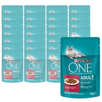PURINA ONE® Nassfutter für Katzen Adult, 26 x 85 g