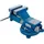 BGS Schraubstock Stahl 125 mm blau
