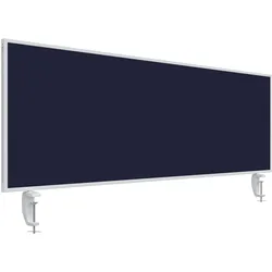 Magnetoplan Tischtrennwand VarioPin - 160x50cm - doppelseitig - 1 Seite Whiteboard-Oberfläche - 1 Seite Filz-Oberfläche