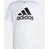 Adidas Essentials Single Jersey Big Logo T-Shirt White 2XL