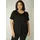 Base Level Curvy "Alba", Damen, Gr. 54 (56), schwarz, Single Jersey, Obermaterial: 94% Viskose, 6% Elasthan, unifarben, figurumspielend hüftlang, V-Ausschnitt, abgesteppt, Shirts T-Shirt, mit V-Ausschnitt, Topseller