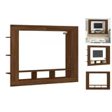 vidaXL TV-Schrank Braun Eichen-Optik 152x22x113 cm Holzwerkstoff