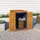 furnicato Gartenbox 70 x 87 x 104 cm 1-tlg. braun