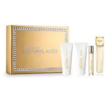 Michael Kors Sexy Amber Eau de Parfum 100 ml + Eau de Parfum 10 ml + Body Lotion 100 ml + Shower Gel 100 ml Geschenkset