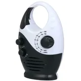 Wasserdichtes Duschradio,mit einstellbarer Lautstärke - Schwarz